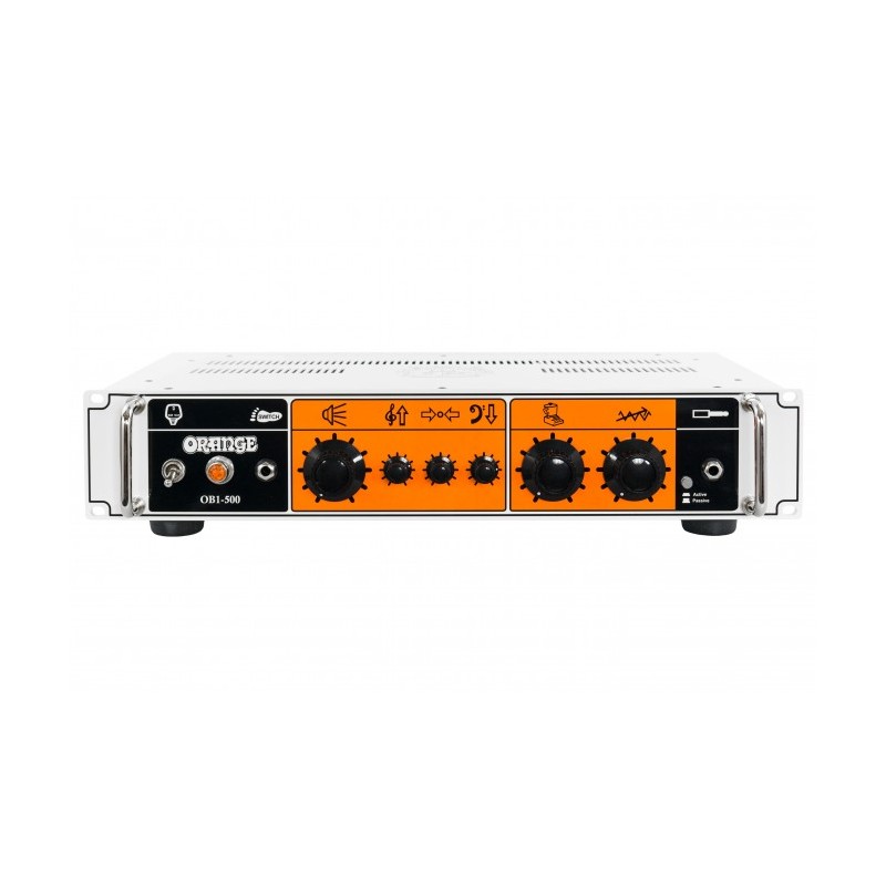 Orange OB 1- 500 Tranzystorowy head basowy pracujący w klasie A/B, 500 Watt, do montażu w racku 19" (2U)